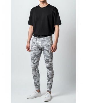Under Armour Men's Cold Gear Camo Printed Legging White Grey Size XL 1381747-011